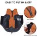 Docio Orange Cotton Padded Dog Winter Coat Jacket for Small Dogs - Warm & Stylish 1 Pack - Buy Online on GoSupps.com
