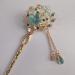 FRCOLOR Chinese Hair Stick Rhinestone Hair Chopsticks Flower Hair Clip Vintage Tassel Hair Pin Hair Making Accessories for Women (Blue) - Buy Online on GoSupps.com