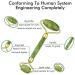 HSJ Jade Roller & Gua Sha Set | Anti Ageing Beauty Tools for Neck and Facial Massage - Buy Online on GoSupps.com