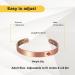 Shop Copper Magnetic Bracelet for Women | 99% Pure Adjustable Jewelry for Diabetes Type 2 - Buy Online on GoSupps.com