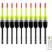 THKFISH Fishing Bobbers - Slip Bobbers for Crappie Fishing - 10pcs (2.5 X0.59 X5.4 ) - Buy Online on GoSupps.com
