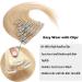 10 inch Real Hair Clip in Hair Extensions 100% Remy Human Hair Full Head Silky Straight Short Hair 8 Pieces 18 Clips Hair Extension(75g #24 Natural Blonde) - Buy Online on GoSupps.com