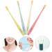Gatuida Travel Toothbrush Set - 4 Small Head Cotton Brushes for Easy Packing | Plastic Travel-Friendly 1 Pack - Buy Online on GoSupps.com
