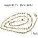 HAHIYO Mini Pochette Purse Chain Strap Thin Wide 6mm for LV Length 43.3 inches Thick 2mm Shiny Gold for Shoulder Cross Body Sling Handbag Wallet Clutch Comfortable Flat Metal Strap 1 Pack Gold 43.3 Inches Length - Buy Online on GoSupps.com