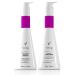 Fashion UP Home Care System | Ideal for Extremely Dry Hairs | Extreme Shining Hair | Color Safe | Enhanced with Oil Grape Seed and Murumurú | Set of 2