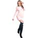 Happy Mama Maternity Bardot Knitted Jumper Dress 12-14 Powder Pink - Women's Pullover Sweater - Buy Online on GoSupps.com