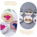 Solustre Ceramic Contact Lens Container & Toothbrush Holder - Portable Diamond Travel Case with Mirror Film - Ideal Eye Storage Solution - Buy Online on GoSupps.com