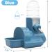Vannon 3-in-1 Hamster Water Bottle with Food Container Base - 4oz/120ml, BPA Free Blue - Buy Online on GoSupps.com