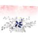 DOITOOL 1pc Bridal Hair Comb Hair Barrettes for Women Flower Hair Comb Combs for Women Crystal Hair Comb Pearl Wedding Comb Tiara Hair Comb for Bride Alloy Comb Simple Banquet Accessories - Buy Online on GoSupps.com