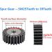 VNEDRJK CHENZHANMAOYI 5M Spur Gear - 25 & 39 Teeth Steel Pinion for Motorcycles | Durable & Hardened Gear Components - Buy Online on GoSupps.com