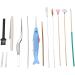 Ear Cleaning Tool 11 Pcs Spiral Double Ended Ear Spoon Durable for Men Ear Cleaning Women Earwax Remover(11-Piece Set)
