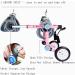Foldable Dog Wheelchair Adjustable Pet/Doggie Wheelchair for Back Legs Small and Medium Pet Rehabilitation Walker for Recover Mobility Protects Chest and Limbs X-Small - Buy Online on GoSupps.com