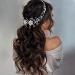 Bride Wedding Hair Comb Pearl Flower Hair Piece Rhinestone Bridal Hair Side Comb Hair Accessories for Women - Buy Online on GoSupps.com