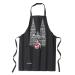 1. FC K ln BBQ apron black apron with pocket cooking apron - Plus bookmark I Love K ln