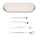 Ocitan extension tweezers set stainless steel make-up false eyelashes high-precision eyelash tweezers with box for salon tweezers eyelash applicator tool for homemade