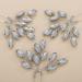 Opal Bridal Crystal Hair Pins - Handmade Rhinestone Wedding Accessories - Buy Online on GoSupps.com