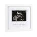 Pearhead Love at First Sight Sonogram Picture Frame, Pregnancy Keepsake Photo Frame, Gender-Neutral Baby Nursery Dcor, Mothers Day Accessory, White Love at First Sight Frame, White