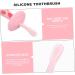 iPetBoom Silicone Finger Toothbrush for Toddlers - Portable Baby Tooth Cleaning Tool & Bite Ring - Pink 1 Pack - Buy Online on GoSupps.com