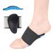 YIKANGHENG Foot Arch Supports - High Elastic Brace for Flat Feet - 1 Pair (Black) - Perfect for Left & Right Foot Support - Buy Online on GoSupps.com