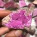 Crystal Natural Cobalt Calcite Raw Stone Crystal Heart Decor Pink and Purple Stones Crystals Can be Used for ZJGIDTEM (Size : 200g)