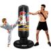 HITOP Punching Bag for Kids and Adult - 61" Extra Large Heavy Duty Inflatable Boxing Bag with Stand - Karate Gifts Stocking Stuffers for Boys Kids Men