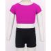 ZUYPSK Girls 2-Piece Leotard Tracksuit Set - Sleeveless Tank Top with Shorts | Gymnastics Dance Sports Outfit - Dance-rose 8-10 - Buy Online on GoSupps.com
