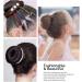 WACURRENTHYD Blonde Kid Hair Donut Bun Maker 2PCS - Small 2.5 Inch Beige Chignon Doughnut Shaper for Short and Thin Hair - Buy Online on GoSupps.com