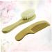FOMIYES 2pcs Baby Grooming Kit with Bath Scrubber and Wooden Comb - Khaki - Buy Online on GoSupps.com