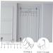 SOESFOUFU Cabinet Towel Holder Wall Mount Coat Rack Hat Hangers Outdoor Hooks Over The Drawer Rack Cupboard Door Hanging Storage - Buy Online on GoSupps.com