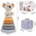 MalPlay Sensory Rubber 13-Piece Soft Tower Stacking Blocks | Baby Building Toy for Motor Skills | Ideal for 6+ Months - Buy Online on GoSupps.com