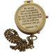 Be Strong and Courageous Joshua 1:9 Engraved Compass in Leather Case - Baptism, First Communion & Confirmation Gifts for Boys, Girls, Men - Catholic & Christian Gifts - Buy Online on GoSupps.com
