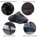 FLR Snowmobile Cover 143x50x47 inches - Black Dustproof Sled Protection - Buy Online on GoSupps.com