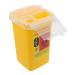 Beavorty donor 1 piece of mini plastic container Small plastic container Travel razor blade dispenser Auto-waste bin Squilling container Plastic box Storage container The needle tips yellow 15.4x9.5cm