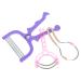 3pi ces pilateurs Faciaux Ressort Portables Acier Inoxydable Kit de Rasoirs pour liminer les Poils du Visage Outils de Beaut pour Front Joues Menton Couleur Al atoire