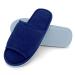 Jomix guests slippers 2 pair of guest shoes set unisex washable terry lip frote bathing shoes travel hotel slippers rusty festivals 40/41 EU X-Schmal 02 blue 2 size small 2 number