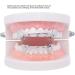Hip Hop Teeth Bracket Brace Brass Material Multipurpose Wearable for Music Concerts Halloween for Party (Silver) - Buy Online on GoSupps.com