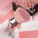 RN BEAUTY Large Mineral Powder Brush - Angled Top Pink | Kabuki Makeup Brush for Contour, Blush, and Bronzer - Full Coverage and Dense Blending - Buy Online on GoSupps.com