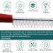 Fellkamm & Desangangelkamm: Premium Cat & Dog Combi Comb for Removing Knotted Hair - 31 Teeth Grooming Tool for Effortless Pet Care - Buy Online on GoSupps.com