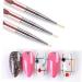 FOMIYES 6 Sets Nail Art Tips Builder Brush Nail Brushes for Nail Art Nail Drawing Pen Colored Drawing Tool for Manicure Nail Art Liner Drawing Brushes Nail Pen Poly Pink Painted Pull Pen - Buy Online on GoSupps.com