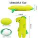 Qchomee Kids Car Seat Pillow - Green Dinosaur Neck Head Body Support Cushion for Children Baby | Soft Belt Protector & Headrest Strap Cover for Comfortable Travel - Buy Online on GoSupps.com