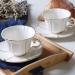 Coffee Cups and Tea Cups Ceramics Cups and Saucers Set Wear-Resistant and Wear-Resistant House Kitchen Office - Buy Online on GoSupps.com