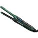 DSHOW 3/10 inch Small Flat Iron, Pencil Flat Iron for Short Hair, Pixie Cut and Bangs, Ceramic Tourmaline Mini Hair Straightener Dual Voltage with Adjustable Temperature, Auto Shut Off(Green)