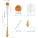 ECOOE 45cm Long Bottle Brush - Scratch-Free Cleaner for SodaStream Vases & Glass Bottles | Soft Plush Bommy Cleaning Brush - Buy Online on GoSupps.com
