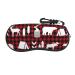 Temkin cowboy glasses with black hat western boots zipper soft bowl anti-collision glasses pocket-neoprene portable eye box Christmas cow deer tree unit size