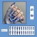 Srutueo 24Pcs Wearable Nail Patches Nail Art Chips Ins Style Hot Girl False Nails Detachable Press on Nails - Buy Online on GoSupps.com