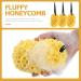 Beavorty 3pcs Honeycomb Bath Ball Sponges - Natural Exfoliating Loofah for Skin Cleansing & Shower | International Shipping Available - Buy Online on GoSupps.com
