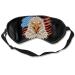 Eagle American Flag Sleep Mask & Blindfold Soft Blackout Sleep Eye Mask with Adjustable Strap Suitable for Travel Nap Night Sleep 8.2x3.5 in