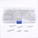 Rustark 120Pcs Silver Pin Back Clasp Brooch Set for Badge Crafts and Jewelry Making - 3 Sizes (Small/Medium/Large) - Buy Online on GoSupps.com