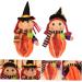 Healeved 2pcs Candy Bag Halloween Theme Pouch Halloween Party Favors Halloween Candy Kids Clear Bags for Favors Halloween Party Bags Halloween Party Favor Bags Gift Cloth Child The Witch - Buy Online on GoSupps.com