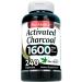 FITO MEDIC'S Lab | Activated Charcoal Pills| 1600 mg per Serving | 240 Caps | Activated Charcoal | Ultra high Absorption s.